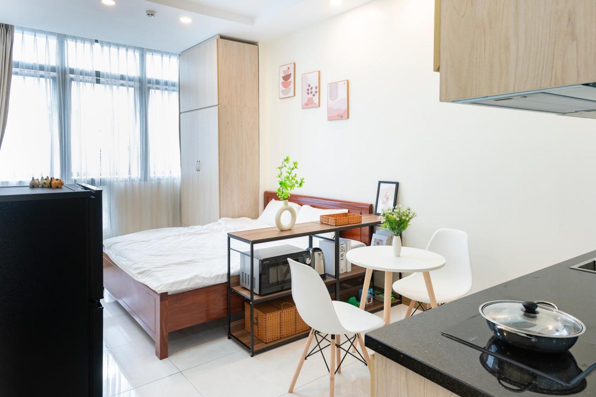 Căn hộ Spacious 1br Private, Sleek & Cozy Escape